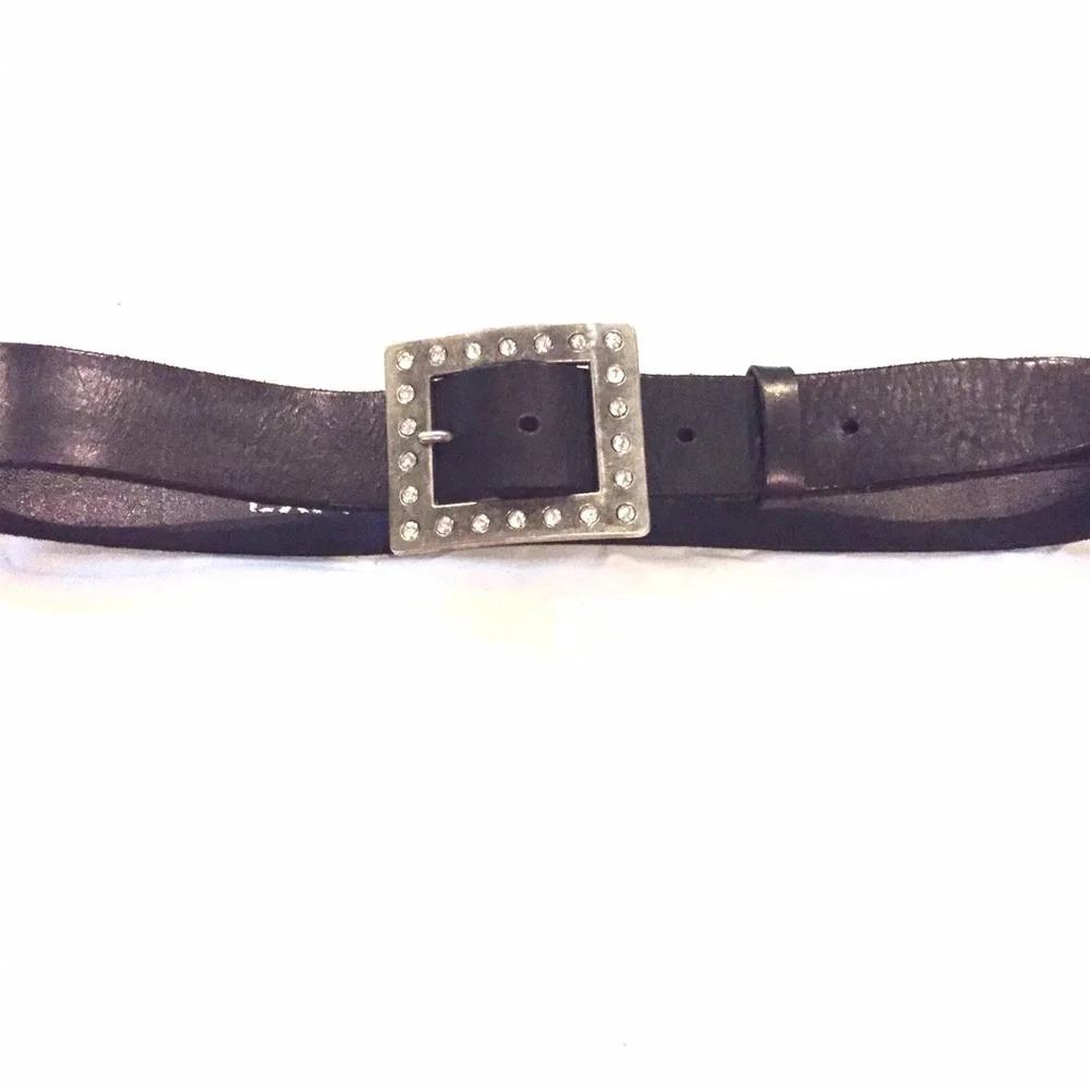 Genuine Leather Black Belt